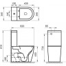 Чаша напольного унитаза BELBAGNO SFERA-TR BB2128CPR