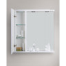 Зеркальный шкаф 70x75 см Bianco Lucido BELBAGNO MARINO MARINO-SPC-700/750-1A-BL-P-L