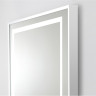Зеркало BELBAGNO SPC-KRAFT-800-800-LED-TCH-WARM в алюминиевой раме со встроенным светильником, сенсорным выключателем и подогревом, 800x32x800