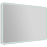 Зеркало с встроенным светильником BELBAGNO SPC-MAR-1200-800-LED-TCH-LNZ сенсорным выключателем и линзой